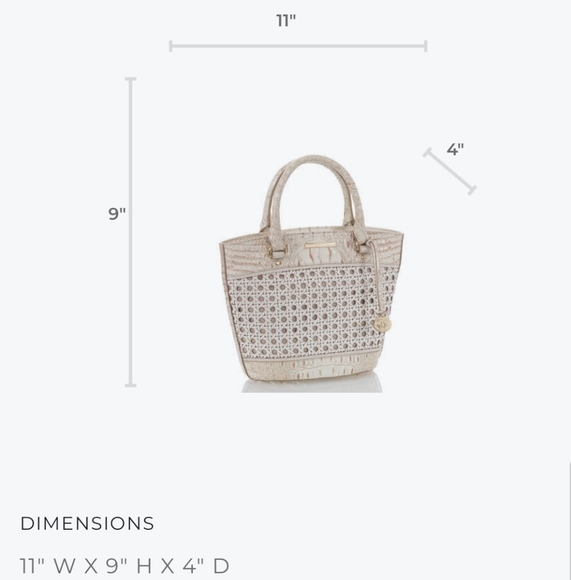 Brahmin Small Bowie Canvas Lima NWT - Picture 16 of 16